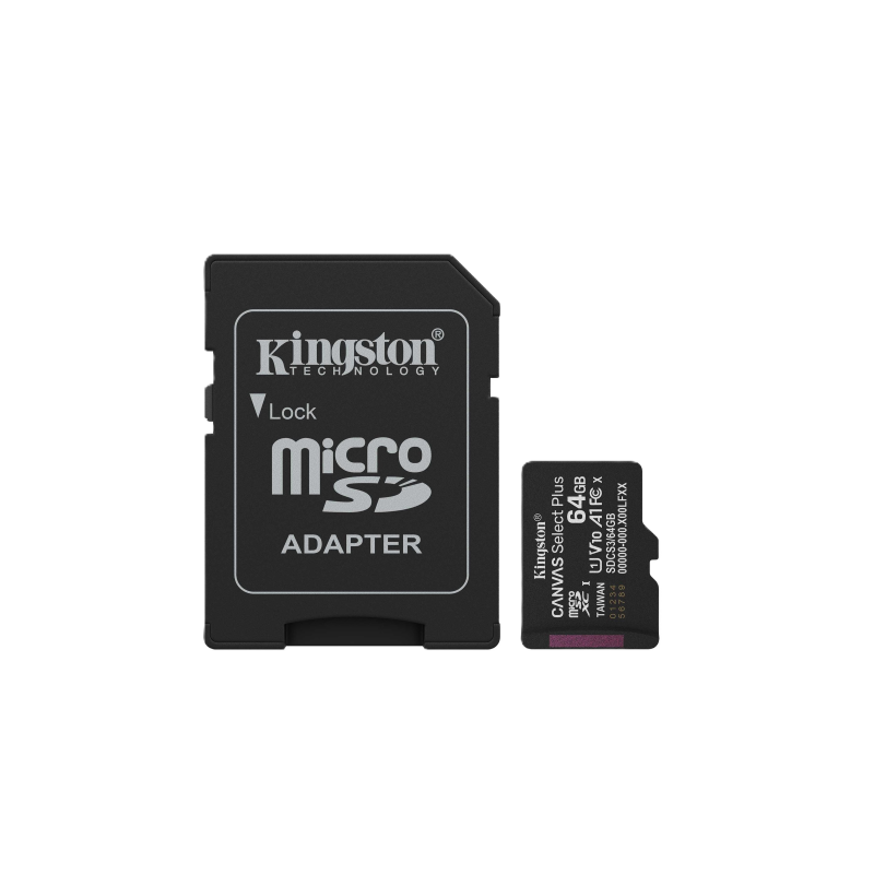 Micro SD карта Kingston Canvas Select Plus 64GB | RepairPC