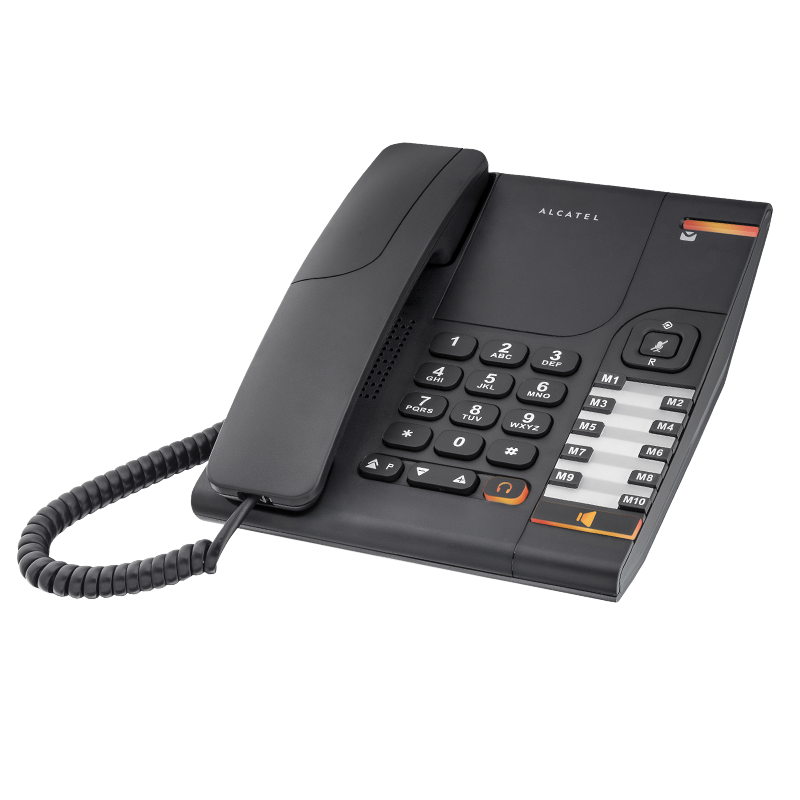 Стационарен телефон Alcatel Temporis 380 - черен | RepairPC