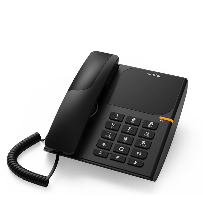 Стационарен телефон Alcatel T28 - черен | RepairPC