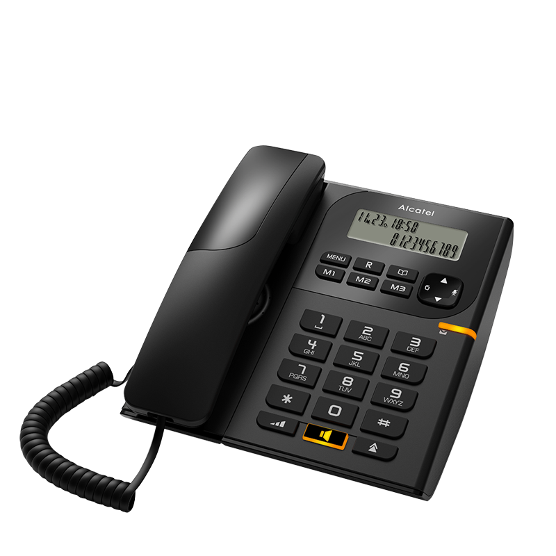 Corded phone Alcatel T58 - black | RepairPC