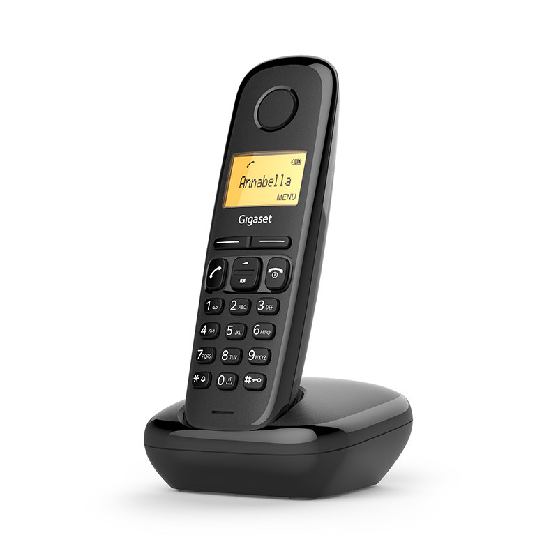 Безжичен DECT телефон Gigaset A170 - черен | RepairPC