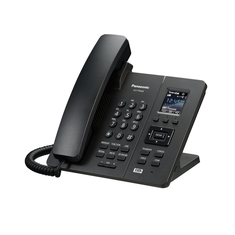 Безжичен телефон Panasonic KX-TPА65 - черен | RepairPC