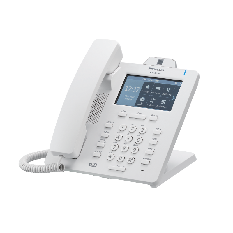 VoIP телефон Panasonic KX-HDV430 - бял | RepairPC