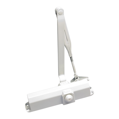 Door closer with standard arm TS Compakt - white | RepairPC