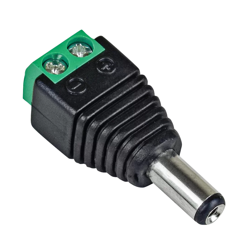 Power connector with bolt 12V / 5.5 mm male | RepairPC
