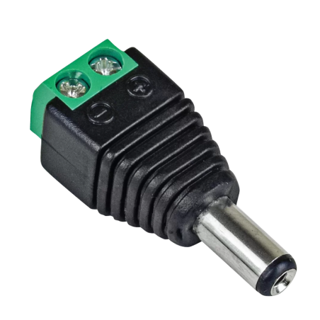 Захранващ конектор с болт 12V / 5.5 мм мъжки | RepairPC