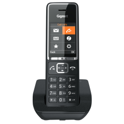 Безжичен DECT телефон Gigaset Comfort 550 - черен | RepairPC