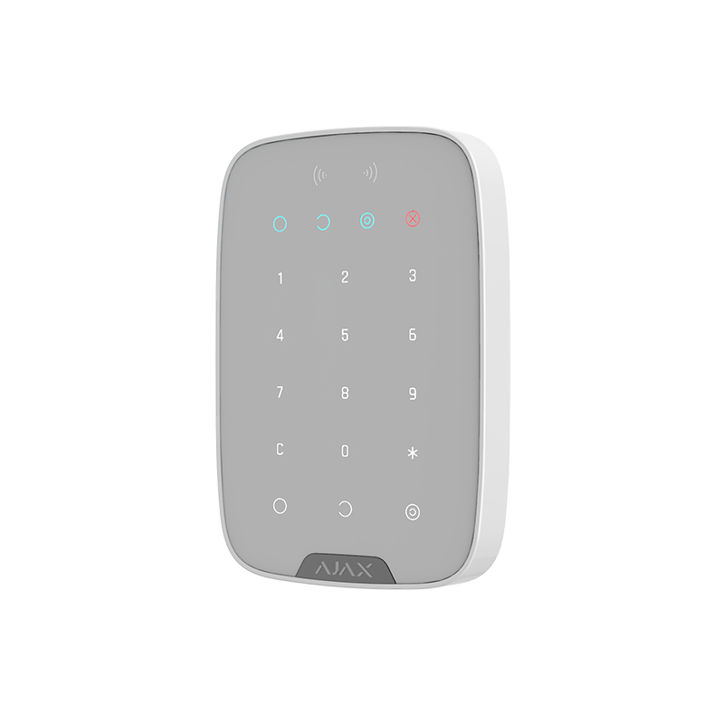 Безжична клавиатура за алармена система Ajax Keypad - бяла | RepairPC