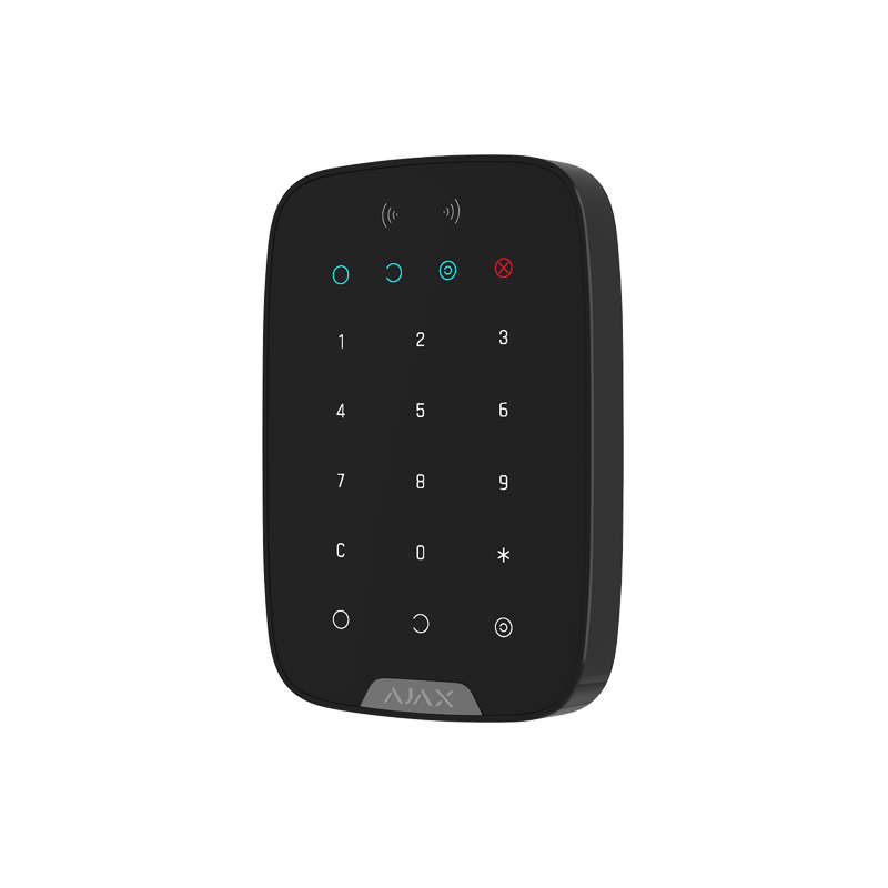 Wireless alarm keypad Ajax Keypad Plus - black | RepairPC