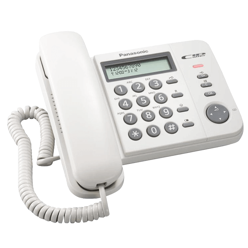 Corded phone Panasonic KX-TS560FXW - white | RepairPC