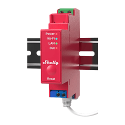 Single-channel DIN rail WiFi relay with power metering Shelly Pro 1PM | RepairPC