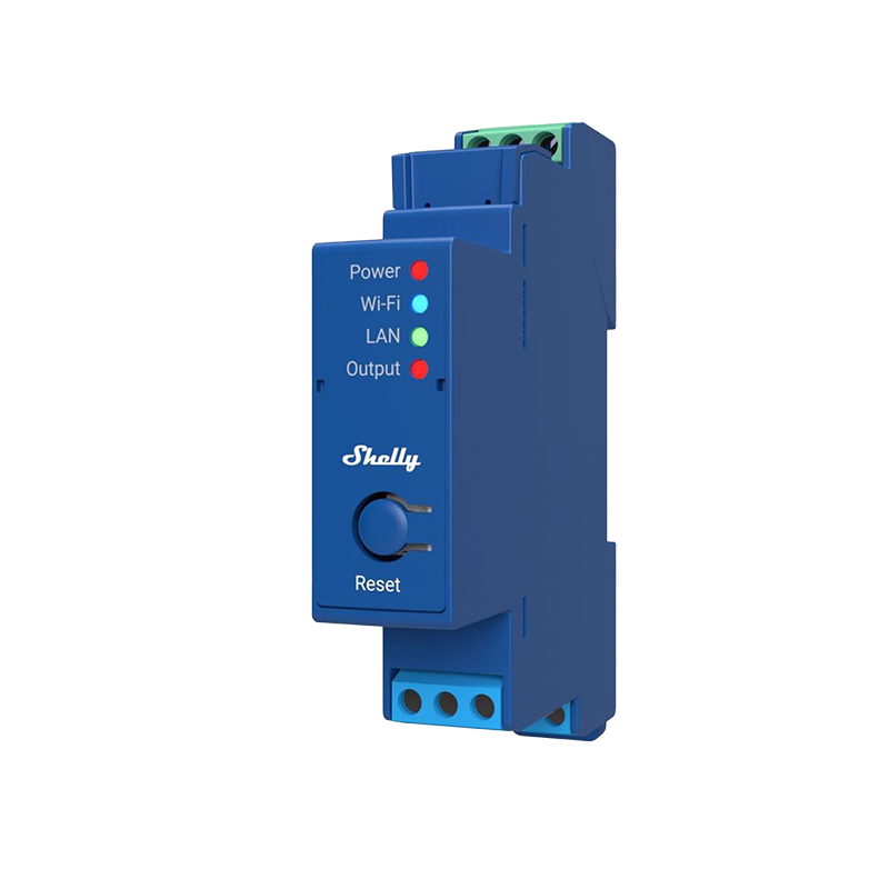 Single-channel DIN rail WiFi relay Shelly PRO 1 | RepairPC