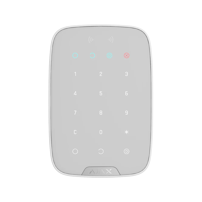 Wireless alarm keypad Ajax Keypad Plus - white | RepairPC
