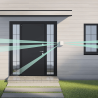 Bidirectional infrared motion detector Ajax Dual Curtain Outdoor - white | RepairPC