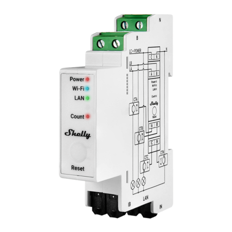 Three-phase WiFi energy meter Shelly PRO 3EM | RepairPC