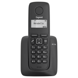 Cordless DECT phone Gigaset A116 - black | RepairPC
