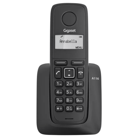 Cordless DECT phone Gigaset A116 - black | RepairPC