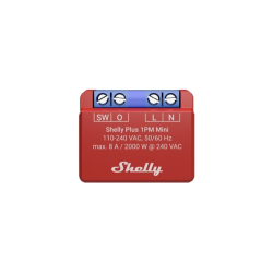 Single Wi-Fi relay Shelly PLUS 1PM Mini 1 x On/Off 8A | RepairPC