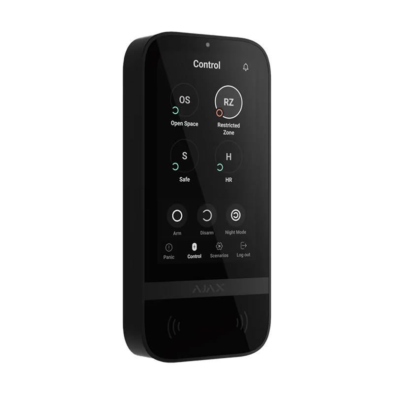 Touch screen keypad Ajax Keypad Touch Screen - black | RepairPC
