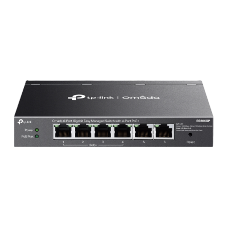 Switch TP-Link ES206GP Omada 6 port (4 x POE+) | RepairPC