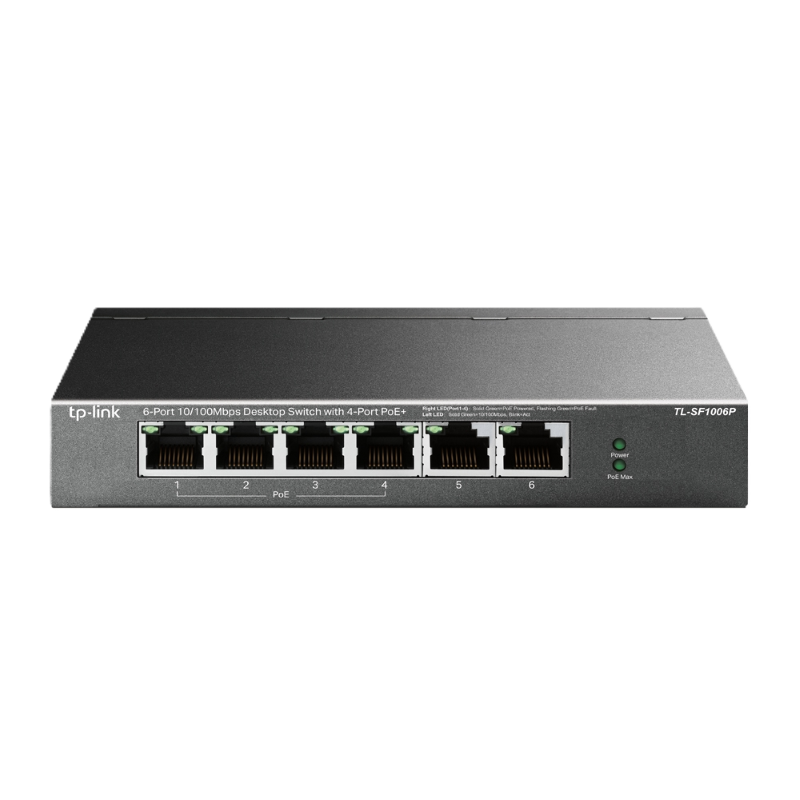 Суич TP-Link Omada TL-SF1006P 6 Port 10/100 (4PoE+) | RepairPC