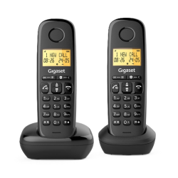 Cordless DECT phone Gigaset BASIC 100 DUO - black | RepairPC